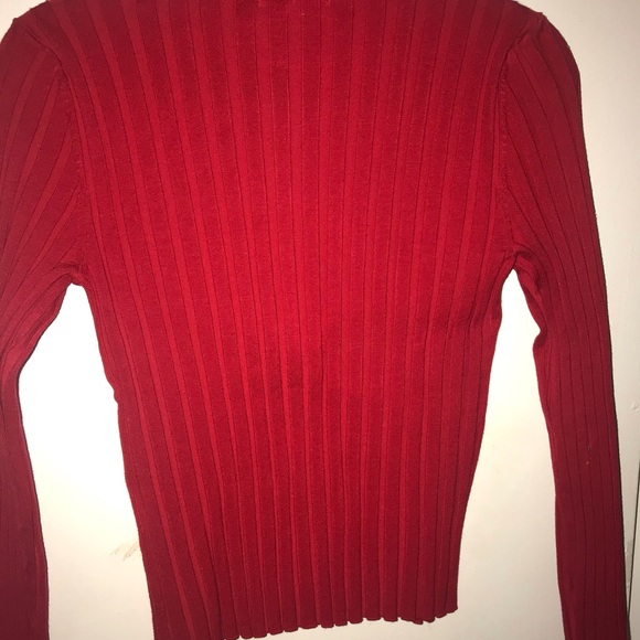 Belldini - Rhinestone Cardigan Ribbed Sweater. Me… - Picture 6 of 7